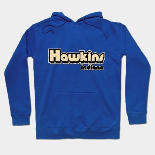 TV Font Hawkins Indiana Hoodie